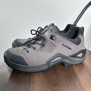 Lowa Tempest Lo Low Gray Leather Hiking Approach Shoes Gray Mens Size 10.5